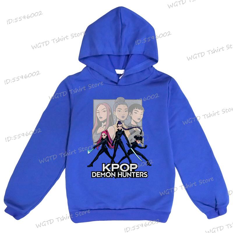 Girl Outfits Gifts KPop Demon Hunters Toddler Girl Boy Clothes 2025 Movie Graphic Sweatshirts K-Pop Demon Hunters Kids Clothes