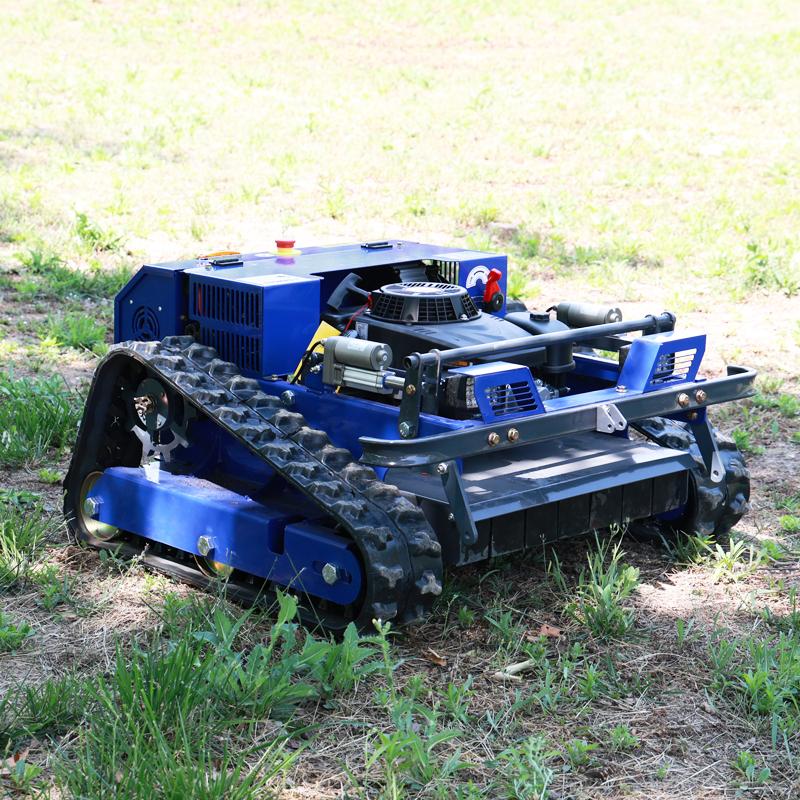 CE EPA Approved Crawler Remote Control Lawn Mower Mulching Grass for Home Courtyard Lawn