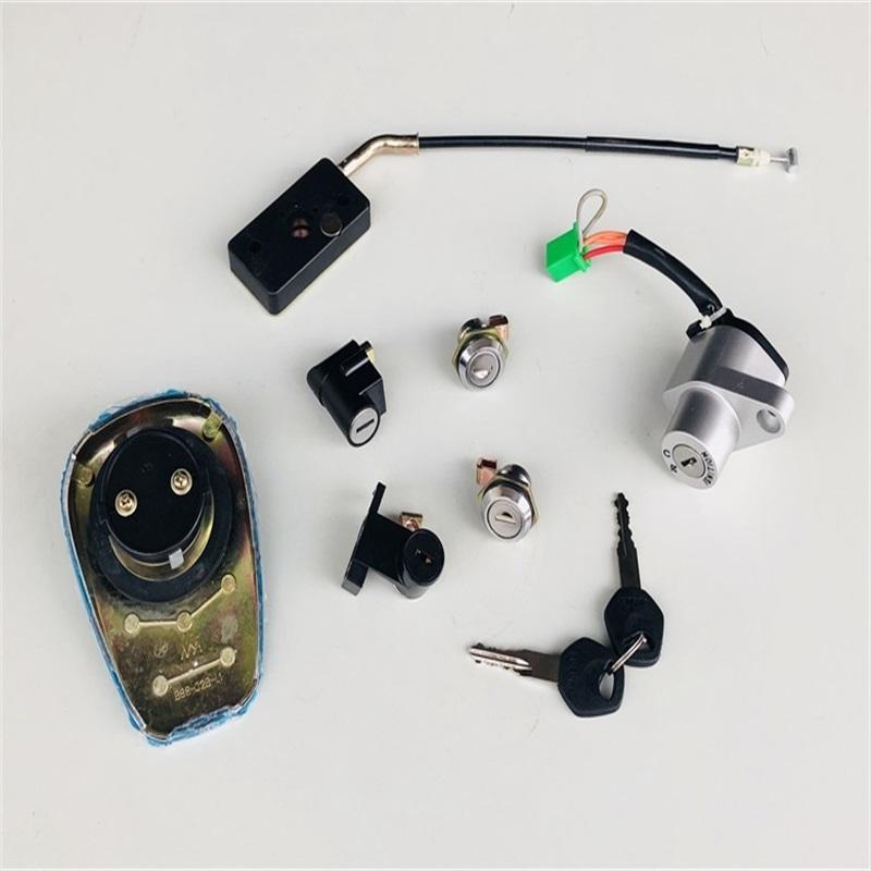 Motorcycle Ignition Switch Lock Sets Seat Power Door Locks Tank Cap Applies For Suzuki GZ150-A GZ 150 150cc