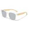 High Grade Men Women Rivet Bamboo Wood Sunglasses Square Retro Polarized Sunglasses Outdoor Beach Travel Shades