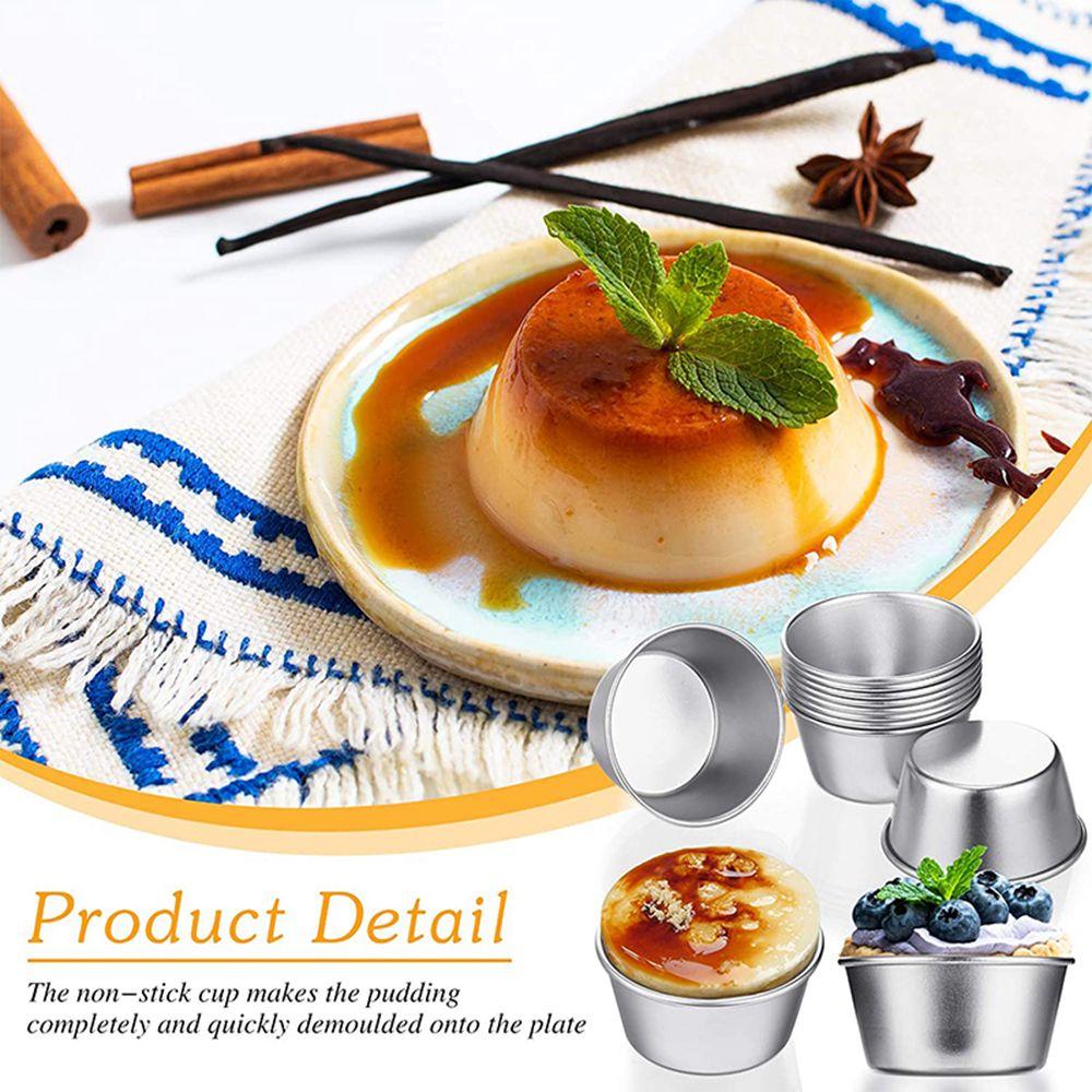 Aluminum Zinc Zinc Alloy Individual Bakeware Tumblers Pudding Mould Egg Tart Mold Baking Tool Muffin Cup
