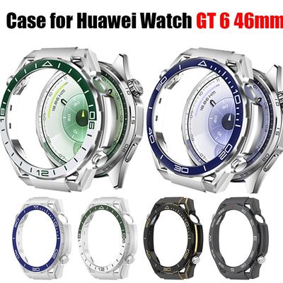 Чехол для Huawei Watch GT 6 46 мм с Защитой Экрана Мягкий ТПУ Защитный Бампер по Всему Периметру для Часов GT6 46 мм Аксессуары