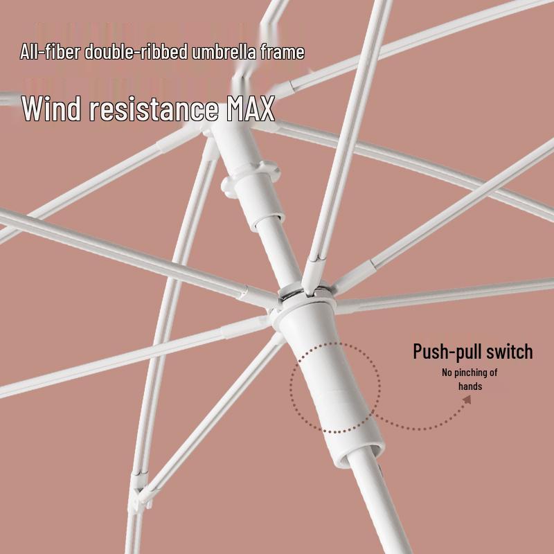 Детский зонт с защитой от УФ-излучения: Длинная ручка, В дождь или в солнечную погоду, Усиленная и увеличенная для учеников начальной школы, Мальчиков и девочек