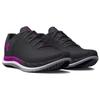 Under Armour Charged Breeze Fabric Low Casual Running Shoes Women Black Purple 3025130-109