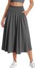 Maeau Long Narrow Perfect for and Dark Size S Women's A-Line Skirt, Stretchy, High-Waisted, Soft, Skirt, Sweatshirt, Commuting, Office, Spring,