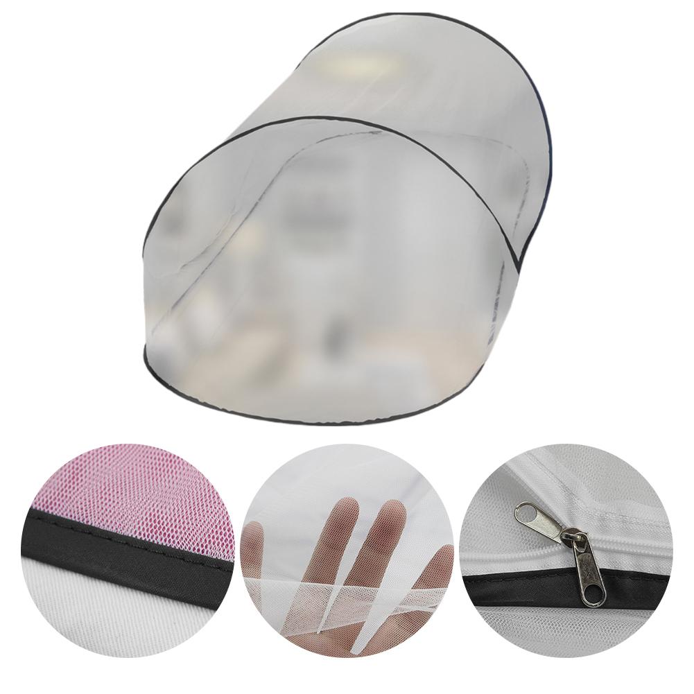 Складная москитная сетка с застежкой-молнией для путешествий и кемпинга. Легкая портативная защита от насекомых, идеально подходящая для использования на открытом воздухе.