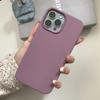 Dark Purple Liquid Silicone Phone Case for iPhone 15 Pro Max 14 13 12 11 Pro Max XR XS X 15ProMax Full Protective Cover
