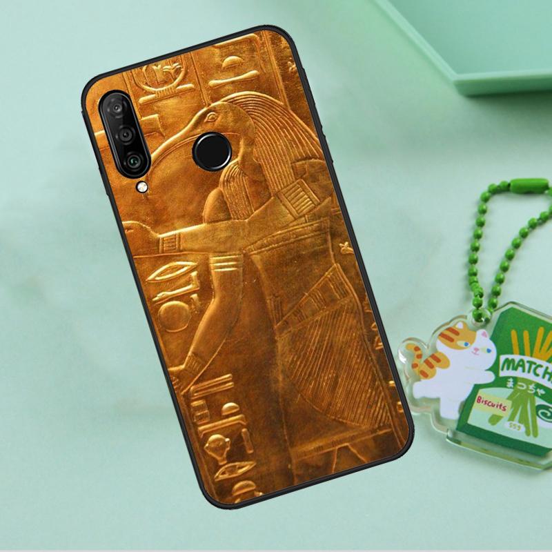 Мурал с фараоном Египта Для Huawei Nova 12s 12i 11i 7i 8i 9 10 SE Y91 Y90 Y60 Y70 Y72 Y61 P60 Pro P30 P40 Lite Чехол