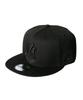 New Era 9FIFTY New York Yankees Black Free Size Cap, & Black, [Used]