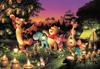 Tenyo в Светящийся пазл Disney Лесная свечная вечеринка В комплекте и Карточка обслуживания (Теньо) [Сделано в Японии] 1000 деталей (51х73,5см) D-1000-270, Клей,