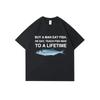 Buy A Man Eat Fish He Day Teach Fish Man To A Lifetime Funny Meme T Shirt Unisex Casual Cotton Men T-shirt Summer Oversized Tees