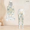 Women Plus Size Floral Printed Hooded Long Sleeve High Low Top Fitted Pants Two Piece Set