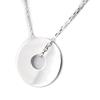 [I1150] - Silver 'Choreography' Silver Necklace (rhodium-plated) - 2 Cm