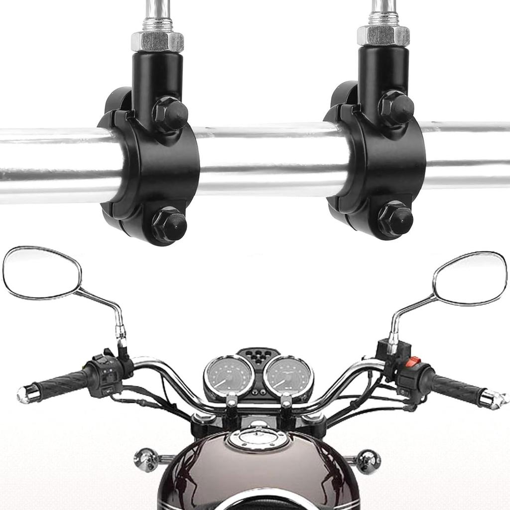 Крепление зеркала мотоцикла, Руль велосипеда, 0,9 дюйма (22 мм), Универсальный держатель для зеркала, держатель для крепления,