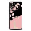 Золотой Цветочный Чехол с Буквой для Samsung Galaxy S26 Ultra S25 Plus S24 FE S23 S22 5G S21 S20 Черный Мягкий