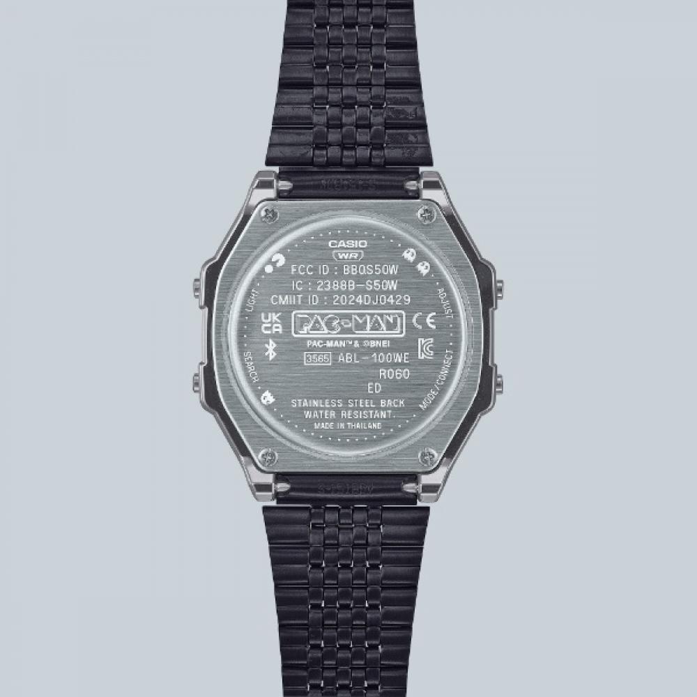 Casio [Часы с Bluetooth] Casio Classic Casio Classic Pacman Collaboration Model Black Abl 100wepc 1bjr