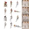 Reading Woman Figurine Ladies Reading Shelf Decor Innovative Lady Molding Bookshelf Ornaments