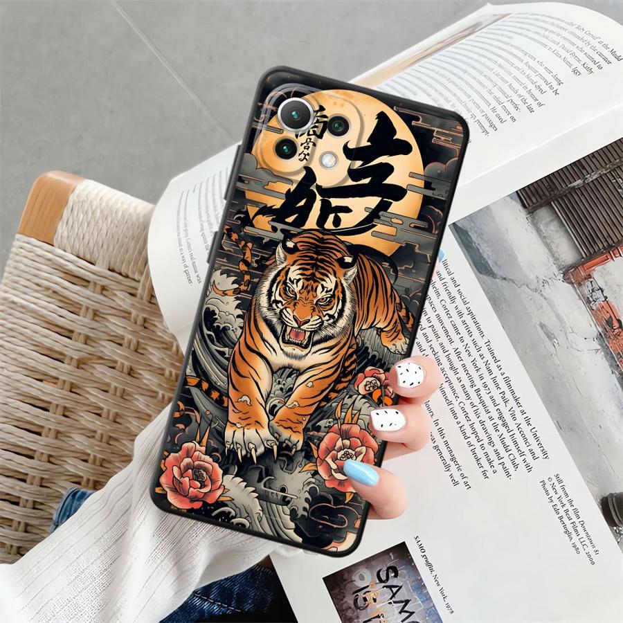 Чехол для телефона Funda для Xiaomi Mi 14 11 12X 10T 13 Lite 12T Pro 12 15 Pro 11T Крутой Тигр
