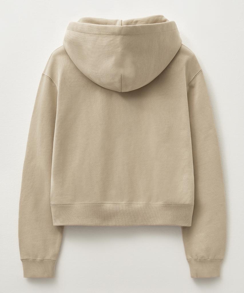 Худи на молнии Satur Theo Cotton All Day, бежевое (Тип Б)