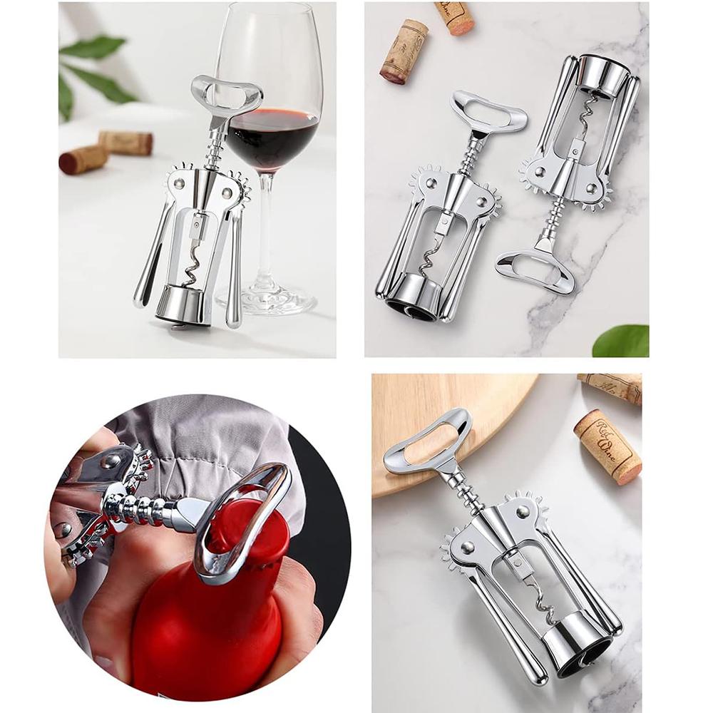 Многофункциональный штопор Wing Corkscrew, открывалка для винных бутылок и приспособление для извлечения пробок для красного вина и пива
