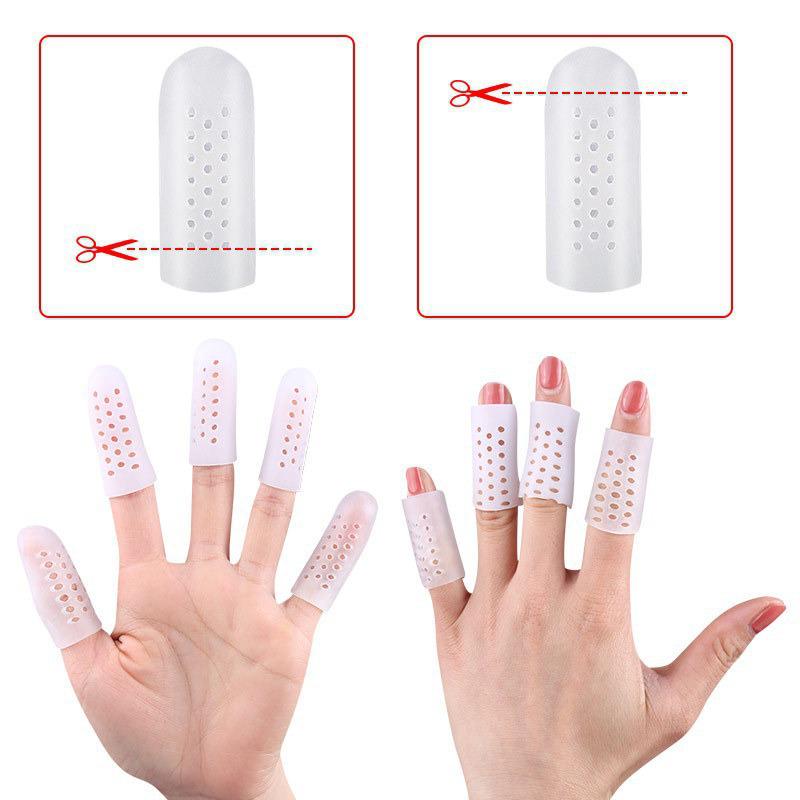 SEBS Anti-Wear Toe and Finger Sleeves: High Heel Friction, Little Toe & Thumb Protector, Toe Separators.