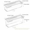 Sealed Pasta Storage Container Clear Plastic Fresh Keeper Box Spaghetti  Noodle Organizer  Fridge