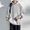 Осенняя новая мужская модная шапка-толстовка махровая однотонная рубашка с пустым дном пара толстовка с капюшоном