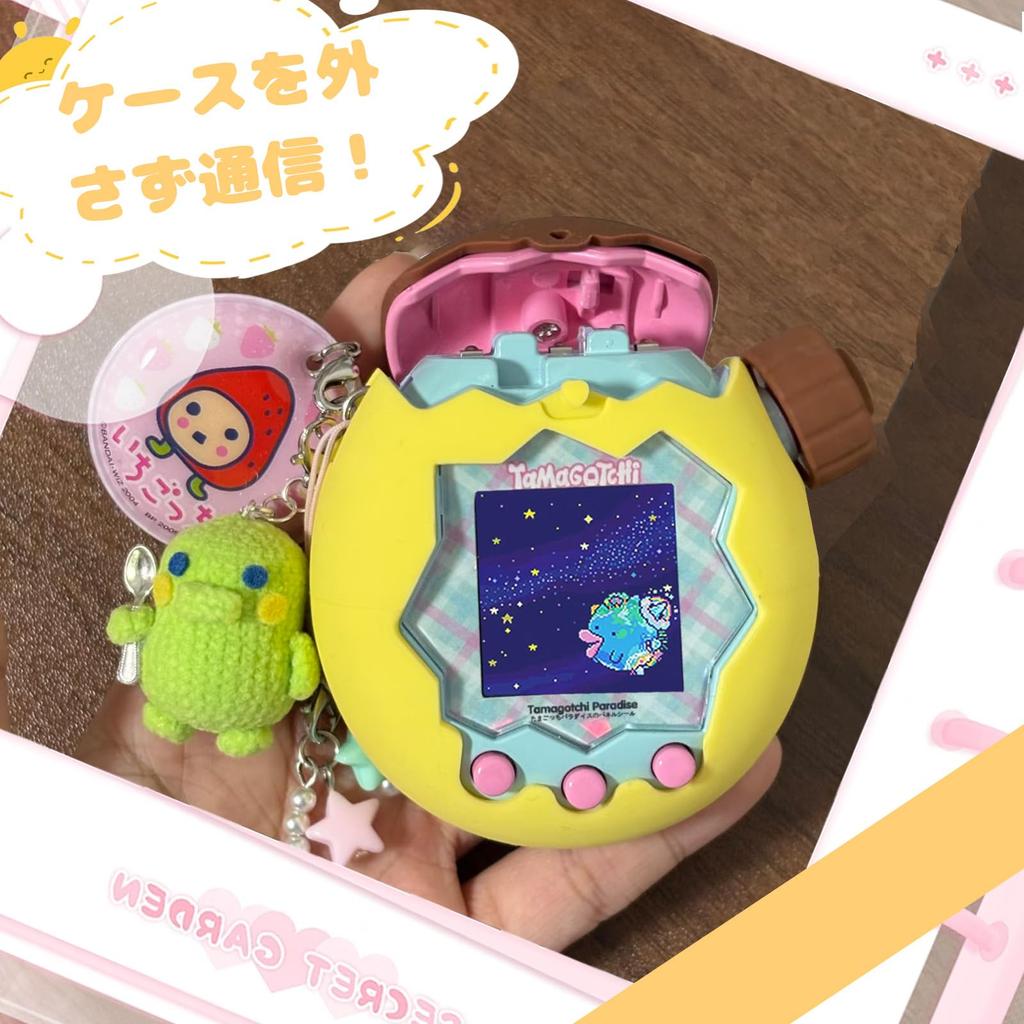 Srelirly Tamagotchi Paradise Полностью защитный чехол Сине-фиолетовый Кремовый Водонепроницаемый Ударопрочный Устойчивый к падениям Устойчивый к пятнам Устойчивый к отпечаткам пальцев Ремешок
