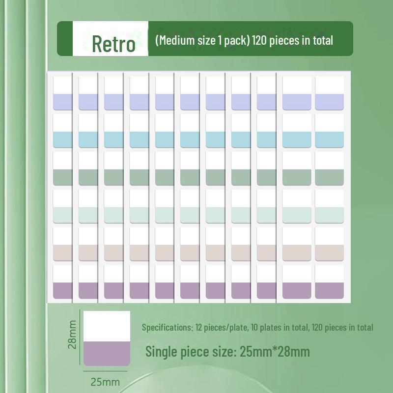 Пользовательские наклейки Morandi Index Label Sticky Notes – флуоресцентные закладки для студентов