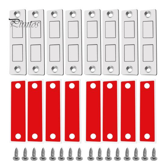 Дверные магниты Ультратонкая магнитная защелка на двери шкафа, самоклеящаяся, простая в установке, магниты для мебельного шкафа, дверная защелка