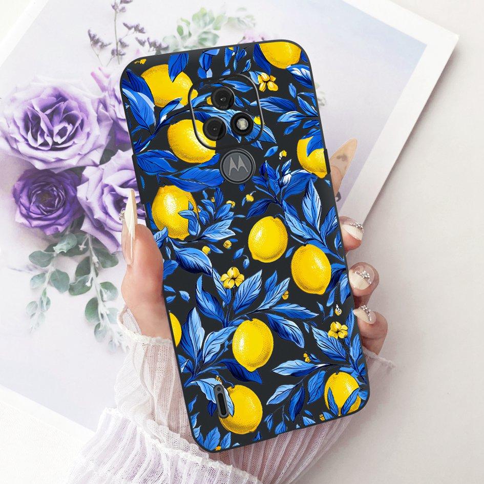 For Motorola Moto E7 Plus Case XT2081-1 Fashion Butterfly Bowknot Soft Silicone Cover For Moto E7 E7i Power XT2097-13 TPU Fundas