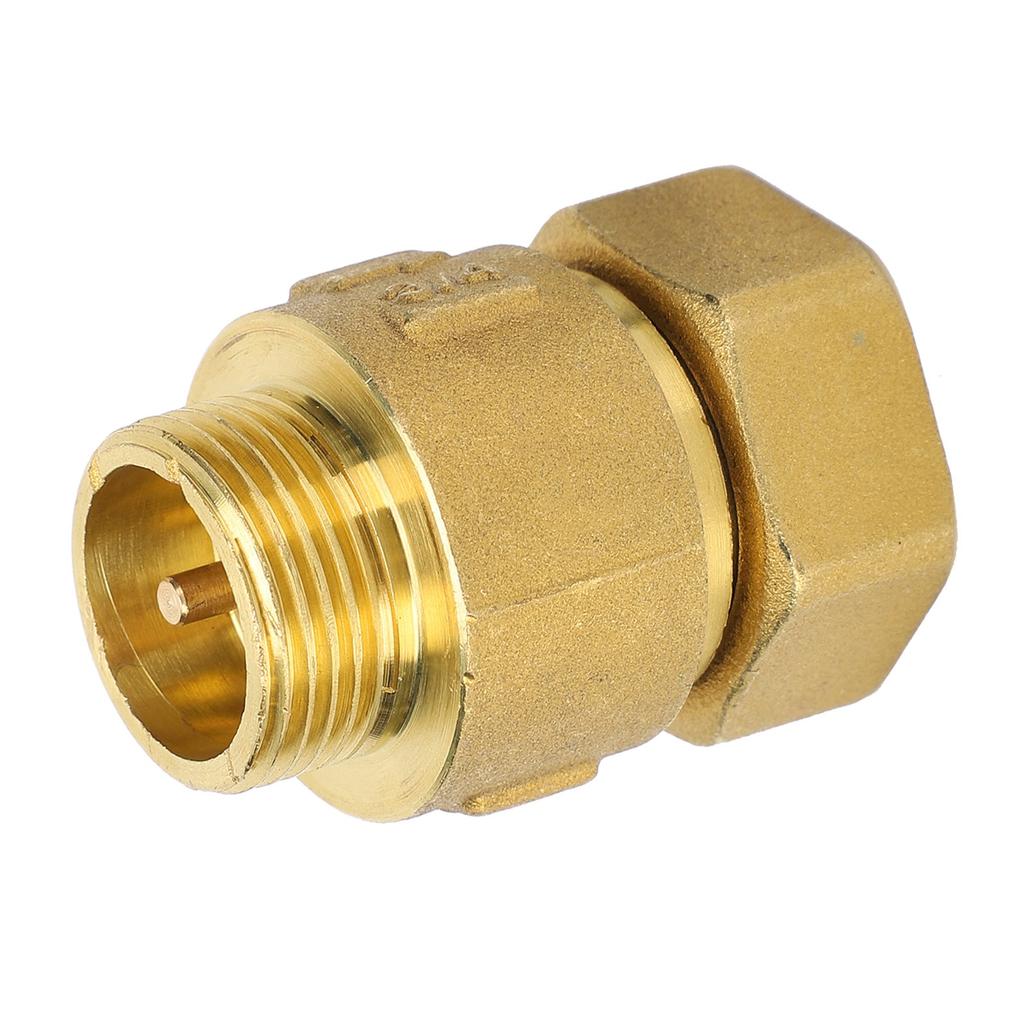 Check Valve Brass Material 1‑Way Streamline Water Meter Thread Reflux Control Tool DN20x25
