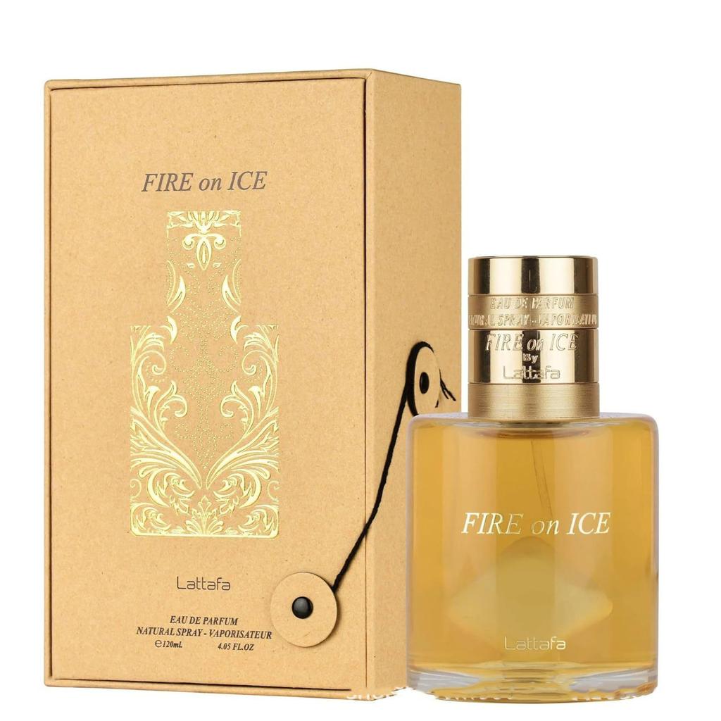 Lattafa FIRE On ICE Perfume, Arabic Dubai Fragrance, Long Lasting Scent, Unisex Eau De Parfum, Premium Quality less