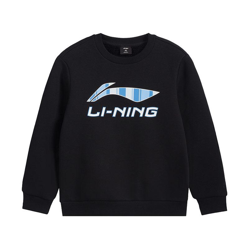 Li Ning Толстовки для начальной школы С круглым вырезом Умеренные YWDV587-1