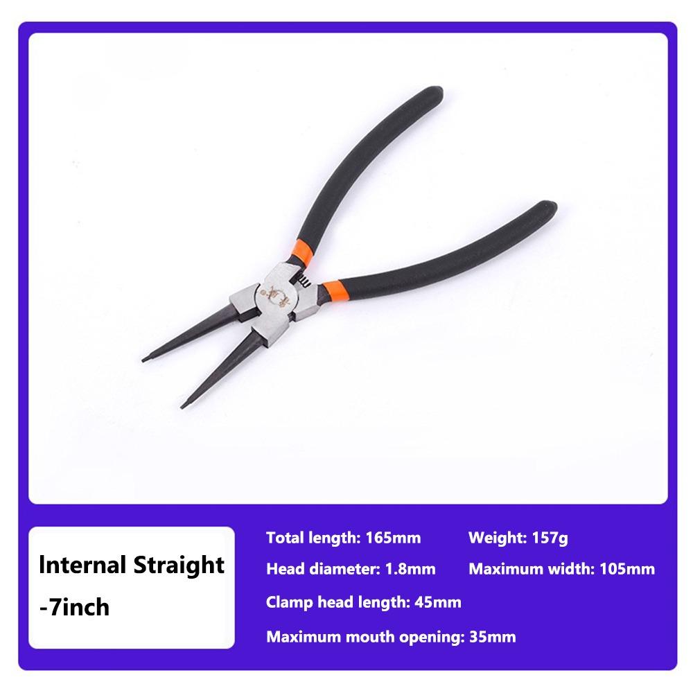 Hand Tool Snap Ring Pliers High Carbon Steel Snap Rings Puller Fishing Tool