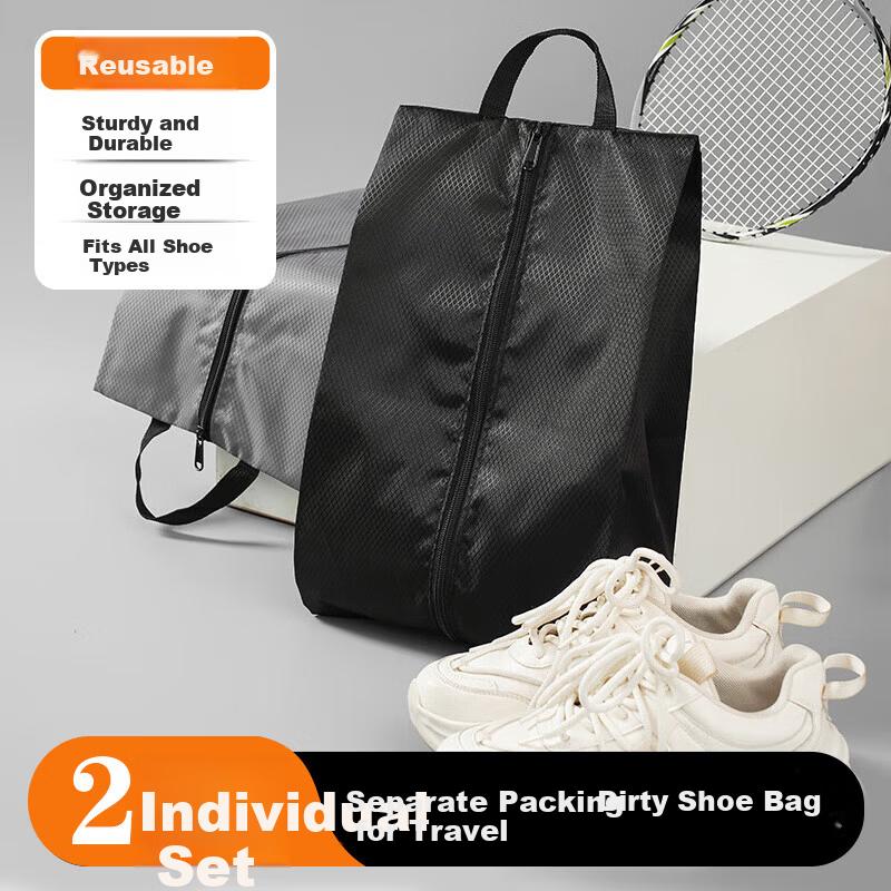 Kelorock Travel Shoe Storage Bag Portable Sports Shoe Pouch Shoe Organizer Travel Shoe Box for Business Trips