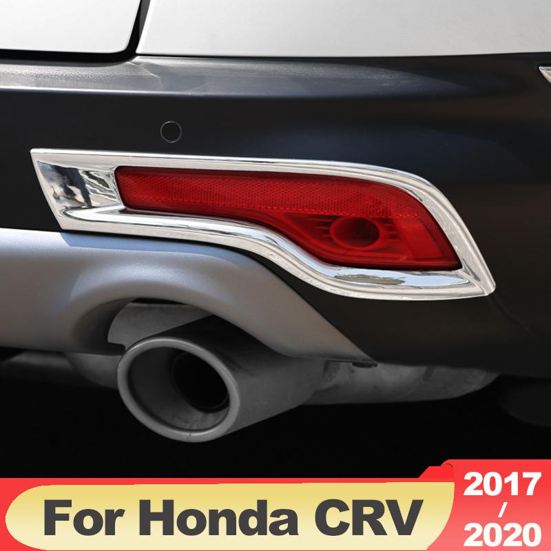 Для Honda CRV CR-V 2017 2018 ABS передняя и задняя противотуманная фара, крышка лампы, накладка на бампер, отражатель, декоративная рамка, аксессуары