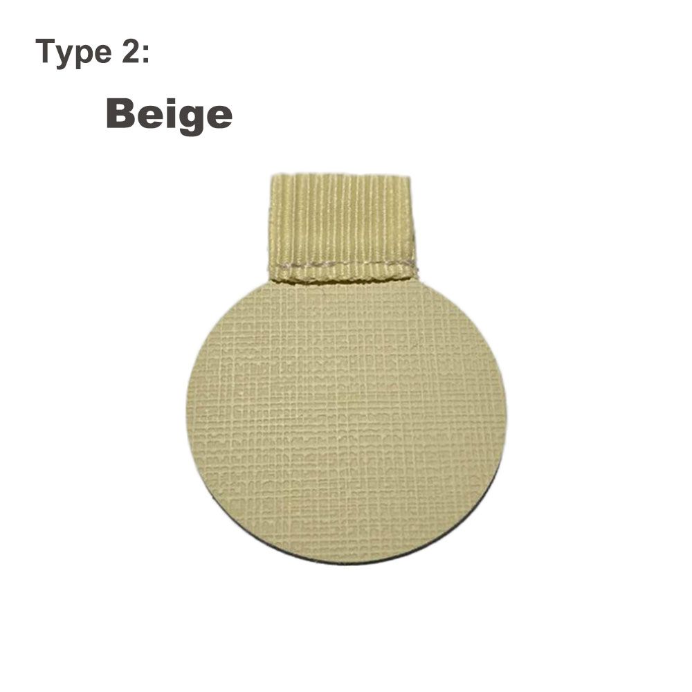 4PCS Useful Portable Convenient Notebook Self-adhesive Pen Holder Elastic Loop Leather Pen Clips