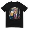 Merica Trump 4th Of July Funny Drinking Beer Unisex Unisex TShirt