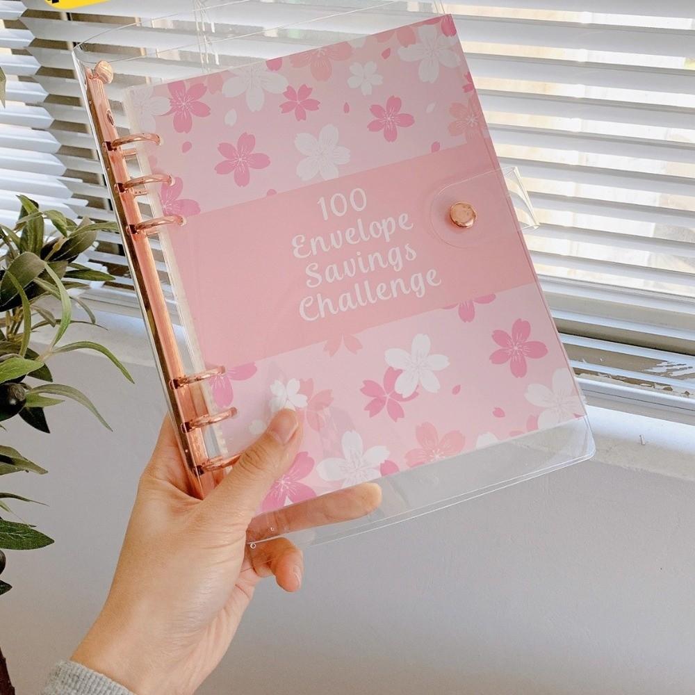 100 Envelope Saving Money Binder Money Saving A5 Budget Binders Set  for Budgeting Planner