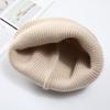New Hat for Women In Winter Warm Knitted Hat for Students Couple Melon Skin Landlord Korean Style Fashionable Smiley Wool Hat for Men