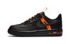 Кроссовки Air Force 1 LV8 KSA Low top для скейтбординга Черно-оранжевые Детские Возраст 3-7 лет CT4681-001