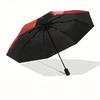 1pc Motorcycle Sunset Themed High-quality Umbrella,Automatic Opening and Closing Umbrella,Multi-functional Umbrella G0811055