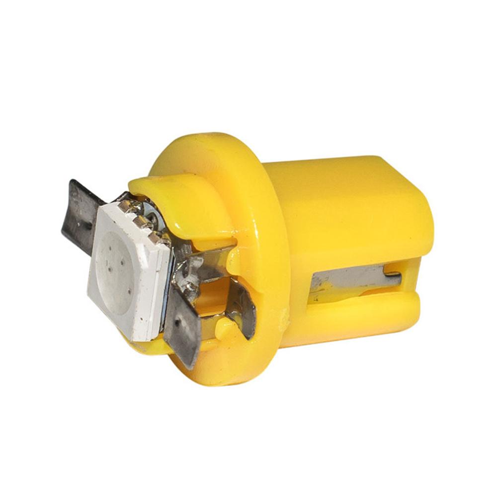 50pcs T5 5050 1SMD LED B8.5D 509T Indicator Gauge Dashboard Dash Side Lights Bulbs( Blue Yellow Red Green White Each of 10pc)