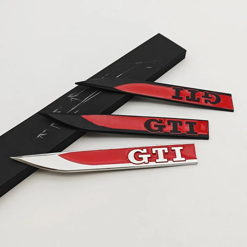 Golf 3 4 MK3 MK4 2026 Hot For VW VOLKSWAGEN 2Pcs Metal Car Sticker Logo GTI Side Fender Bumper Strip Badge Emblem For Volkswagen