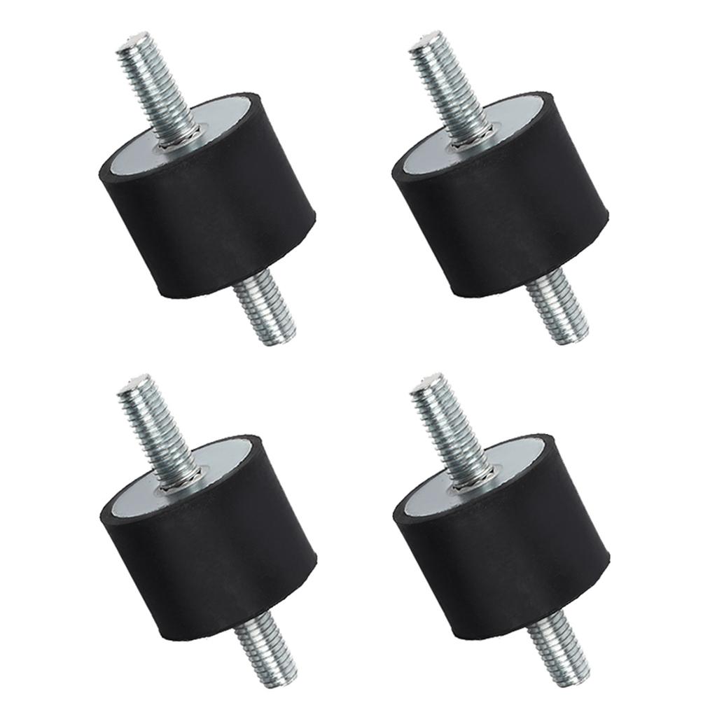 4pcs Rubber Mounts M10 40*30 Rubber Engine Mounts Rubber Anti Vibration Mounts for Compressors, Engines, Pumps, Welding Machines