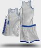 Digital printing basketball jersey set men's and women's game sports jersey training camp team full body printing personalized jersey customization