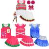 Creepy Zombies 3 Cheerleader Cosplay Costume For Girls Perfect Gift For Halloween