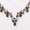 Exquisite Drop-shaped Bridal Jewelry Korean Zircon Necklace Set Wedding Dress Necklace