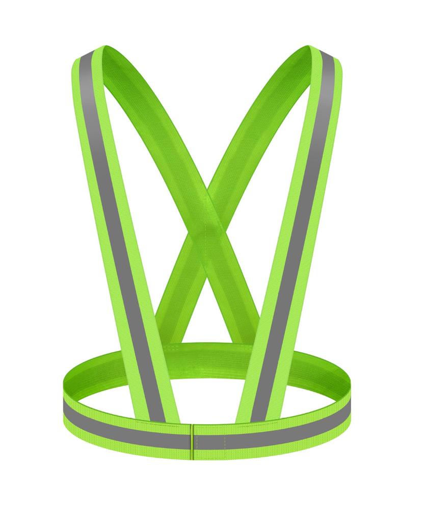 Adjustable Elastic Reflective Straps for Nighttime Cycling and Running Safety